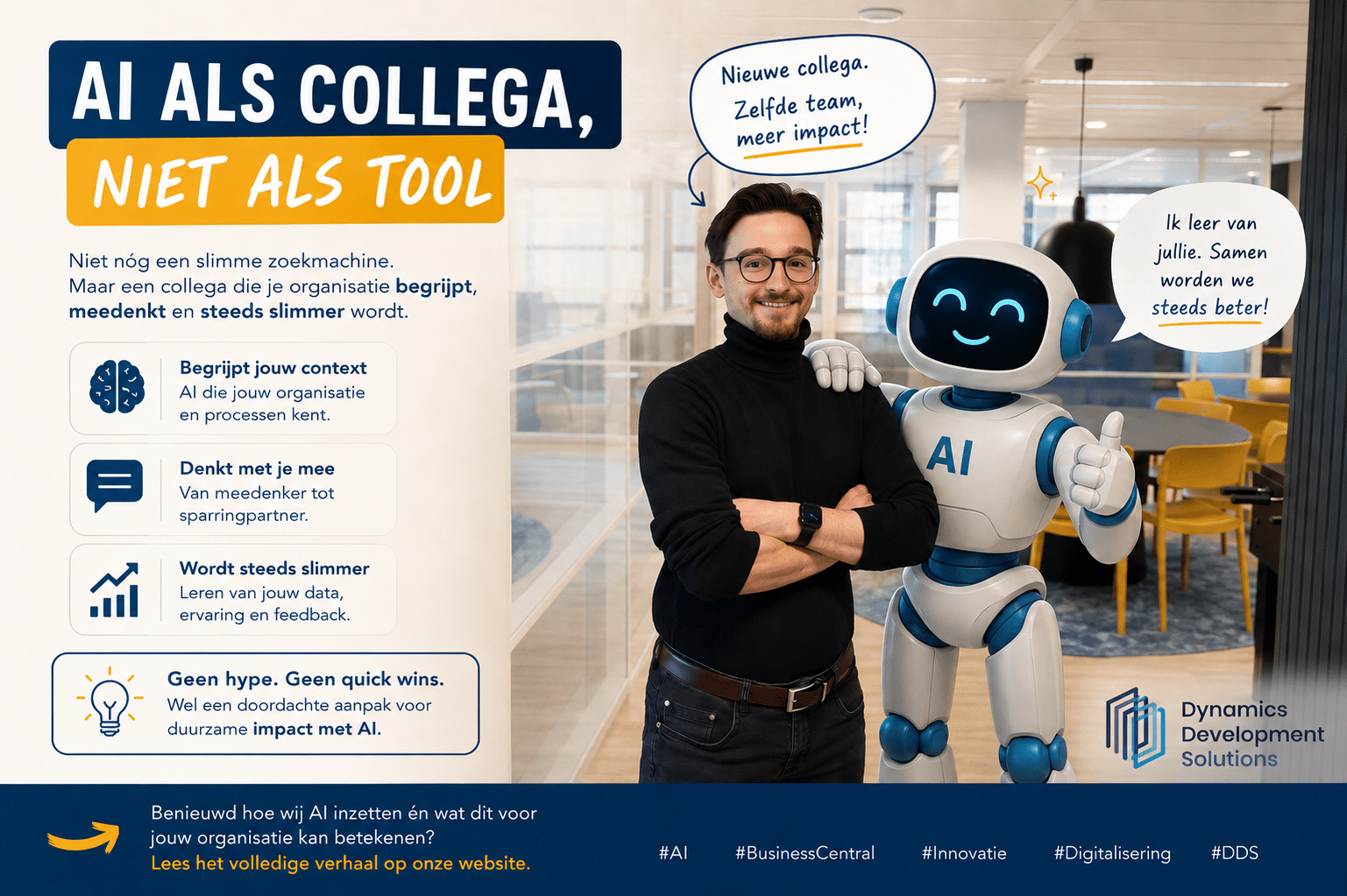 AI als collega, niet als tool. Jonathan van de Lustgraaf